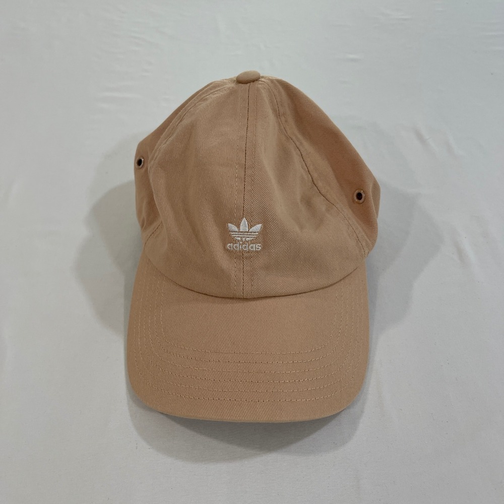 Adidas Originals Trefoil Relaxed Dad Hat Unisex OSFM Tan Embroidered | Gorpcore